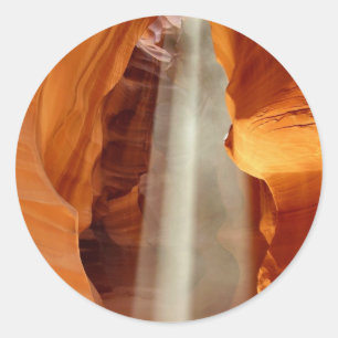 Antelope Canyon Arizona Runt Klistermärke