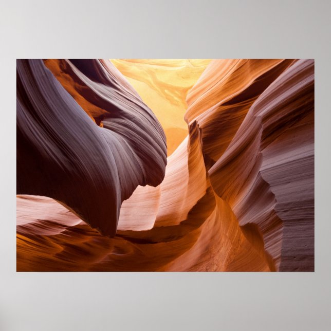Antelope Canyon eller Corkskruv Canyon, Arizona... Poster (Framsidan)