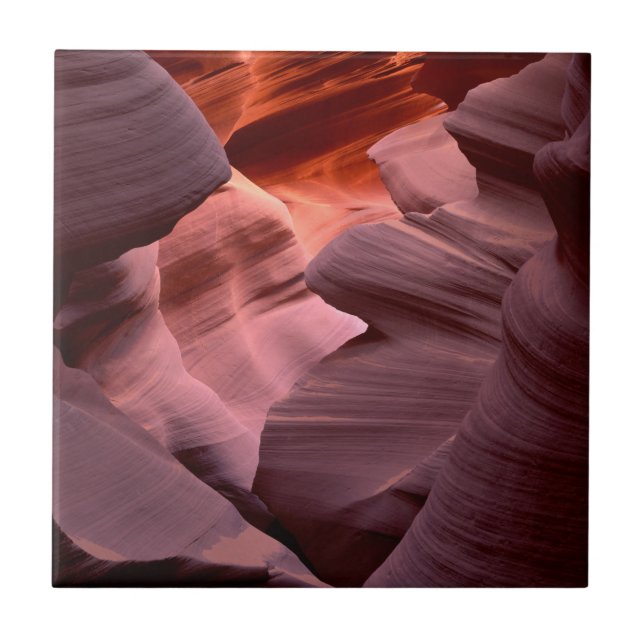 Antelope Canyon-formningar Kakelplatta (Framsidan)