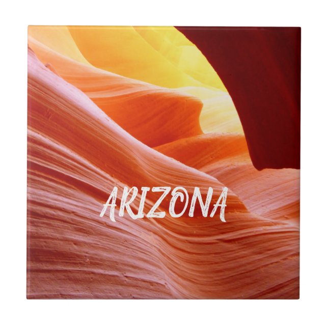 Antelope Canyon i Arizona Kakelplatta (Framsidan)