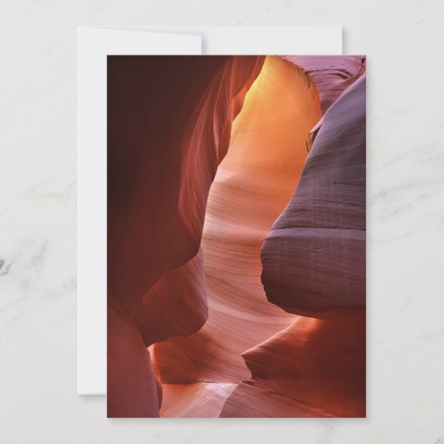Antelope Canyon-kortplatsformat Tack Kort (Framsida)