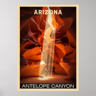 Antelope Canyon nationalpark i Arizona V02 Poster