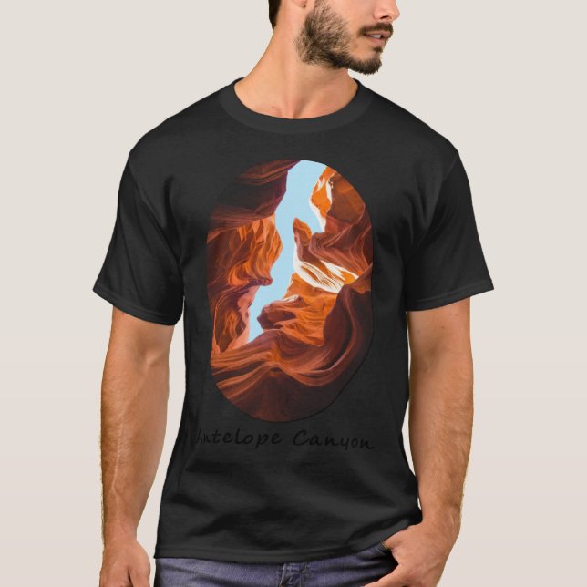Antelope Canyon Nature View T Shirt (Framsida)