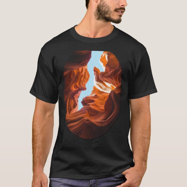 Antelope Canyon Nature View T Shirt (Framsida)