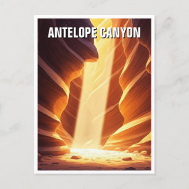 Antelope Canyon Navajo Nation Souvenir Vykort