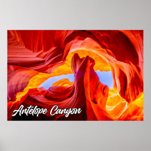 Antelope Canyon, Page, Arizona, Förenade Stater Poster