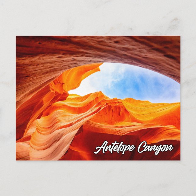 Antelope Canyon, Page, Arizona, Förenade Stater Vykort (Framsida)