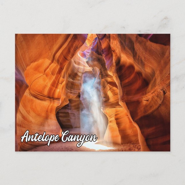 Antelope Canyon, Page, Arizona, USA Vykort (Framsida)
