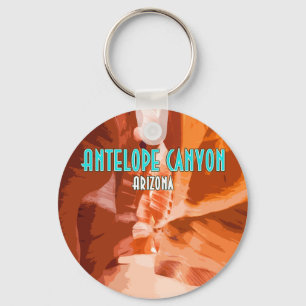 Antelope Canyon Page Arizona Vintage Nyckelring