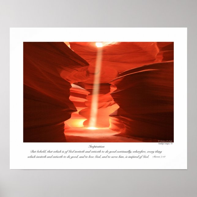 Antelope Canyon Poster (Framsidan)