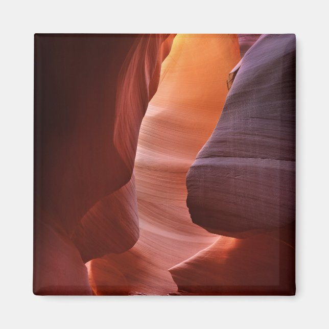 Antelope Canyon-slitformationsbildningar Magnet (Framsidan)