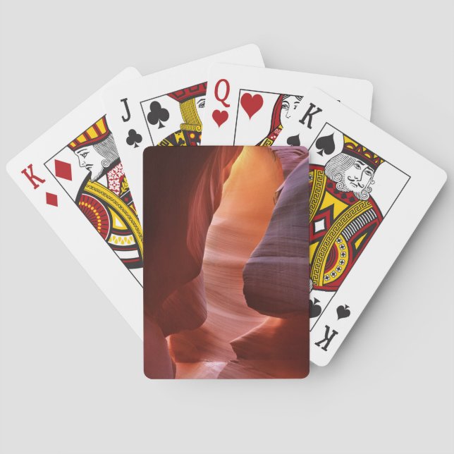 Antelope Canyon-slitsformationer Casinokort (Baksidan)