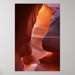 Antelope Canyon-slitsformationer Poster