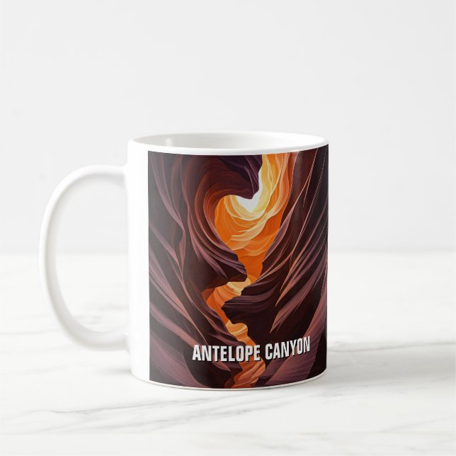 Antelope Canyon Souvenir Kaffemugg (Vänster)