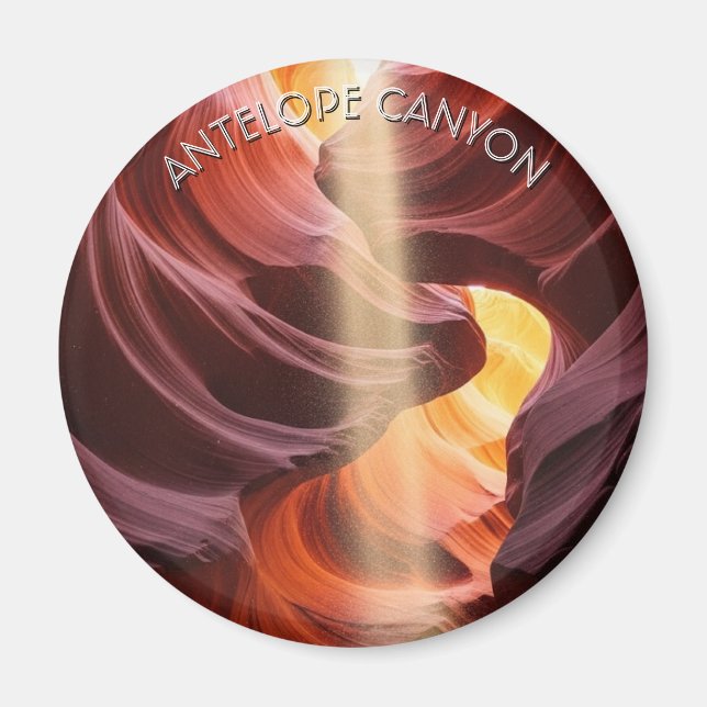 Antelope Canyon  Souvenir Magnet (Framsidan)