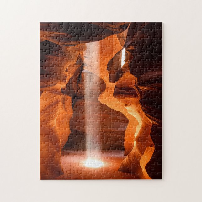 Antelope Canyon Sunbeam Puzzel Pussel (Vertikal)