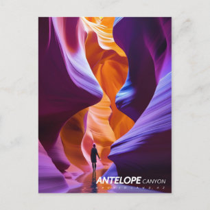 Antelope Canyon, USA Vykort