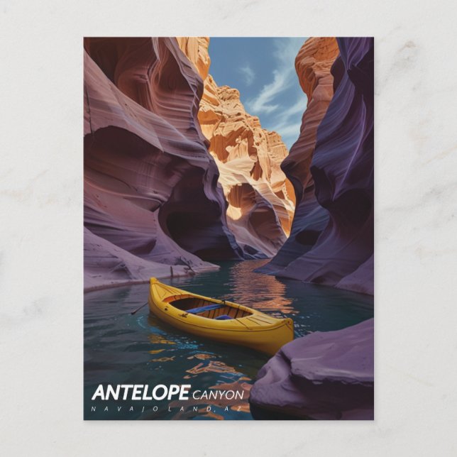 Antelope Canyon, USA Vykort (Framsida)