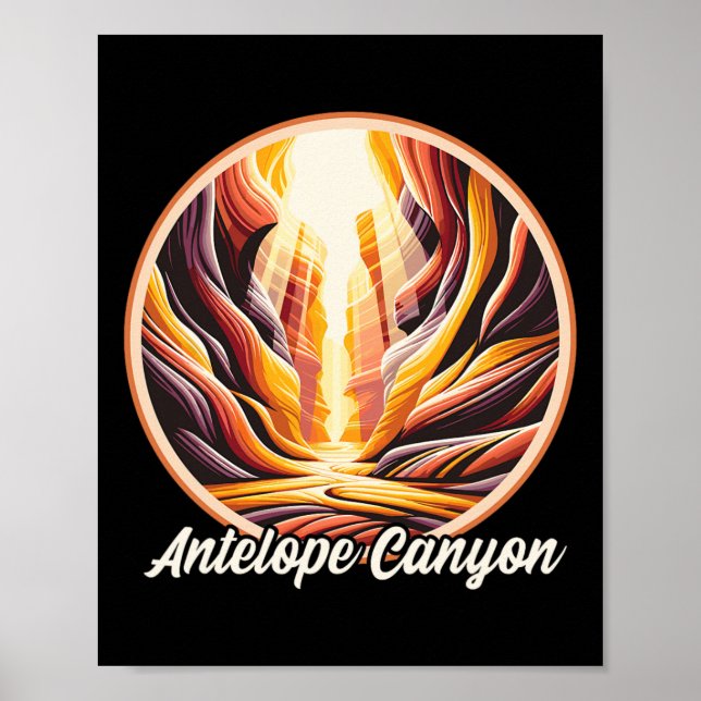 Antelope Canyon vandring  Poster (Framsidan)