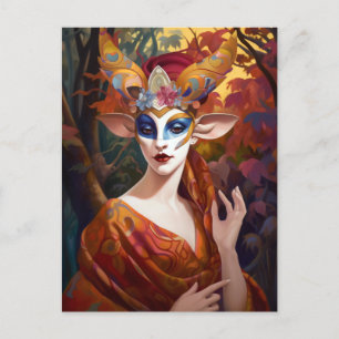 Antelope Dam Surreal Fantasy Art-vykort Vykort