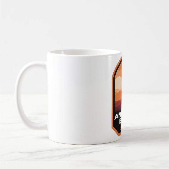 Antelope Island State Park UT Bison Kaffemugg (Vänster)