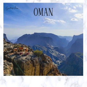 Antelope på en Cliff i Oman Vykort
