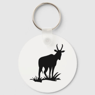 Antelope Silhouette Nyckelring