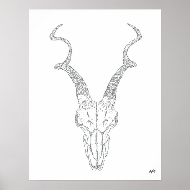 Antelope Skriv ut Poster (Framsidan)