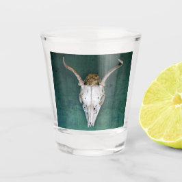 Antelope Skull-design för hett glas