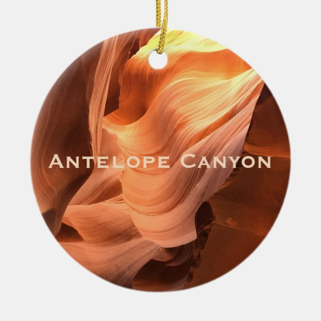 Antelope Slot Canyon Arizona Design Ornament (Framsidan)