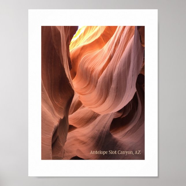 Antelope Slot Canyon, Arizona Poster (Framsidan)