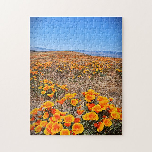 Antelope Valley California Poppy Reserve Puzzle Pussel (Vertikal)