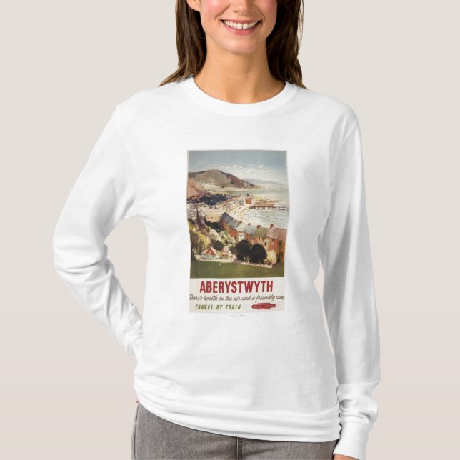 Antenn av den brittiska järnvägaffischen för t-shirt (Framsida)