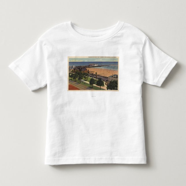 Antenn av nöjepir- & yachthamnen tee shirt (Framsida)