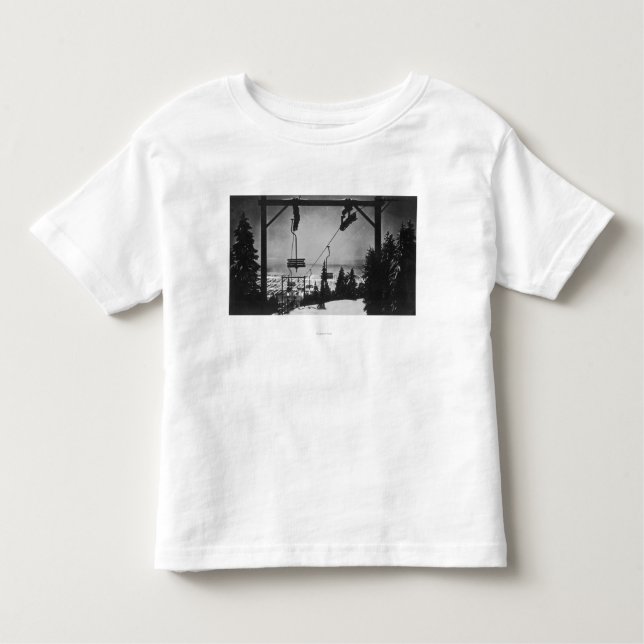 Antenn av staden från den Crouse bergchairliften Tee (Framsida)