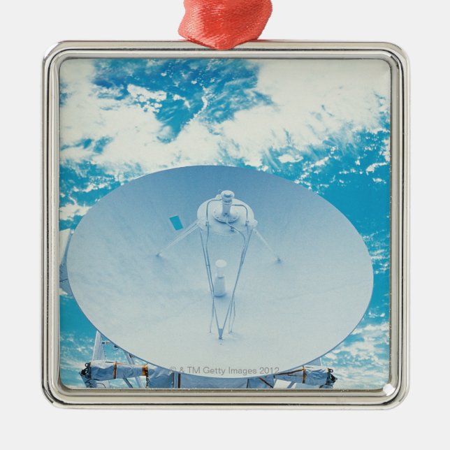 Antenn i utrymme julgransprydnad metall (Framsidan)