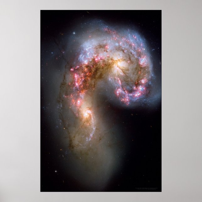 Antennae Galaxies 20 x 30 (21 x 28) Poster (Framsidan)