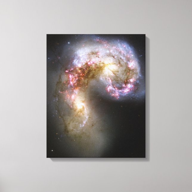Antennae Galaxies Canvastryck (Framsida)