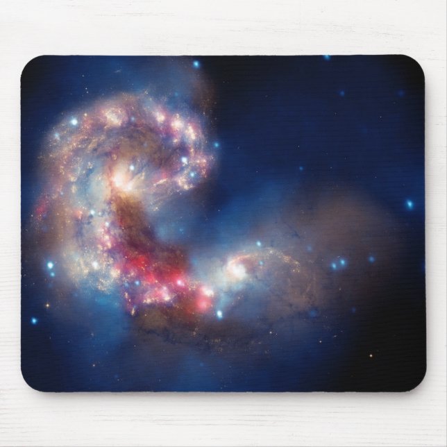 Antennae Galaxies Colorful Composite Musmatta (Framsidan)
