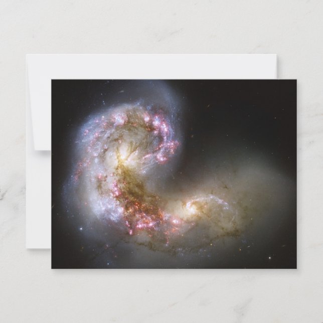 Antennae Galaxies Inbjudningar (Framsida)