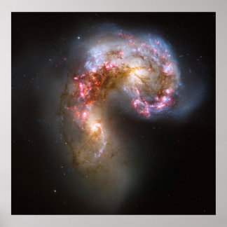 Antennae Galaxies-NGC 4038-4039 Poster