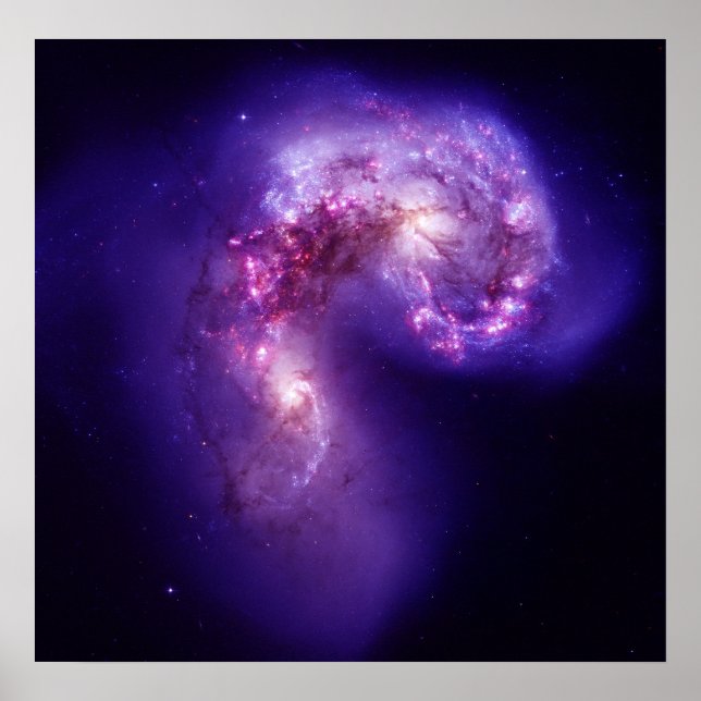 Antennae Galaxies Poster (Framsidan)