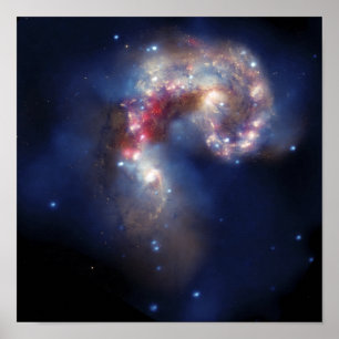 Antennae Galaxies Poster