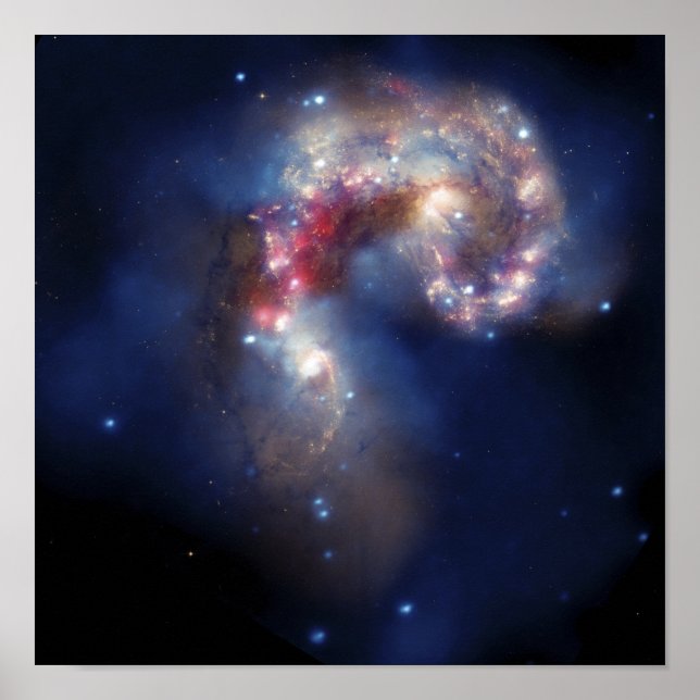 Antennae Galaxies Poster (Framsidan)