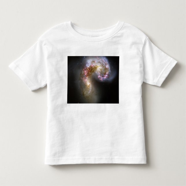 Antennae galaxies tee (Framsida)