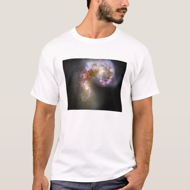 Antennae galaxies tee shirt (Framsida)