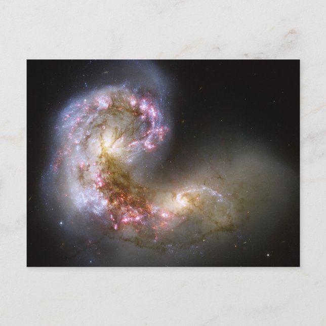 Antennae Galaxies Vykort (Framsida)