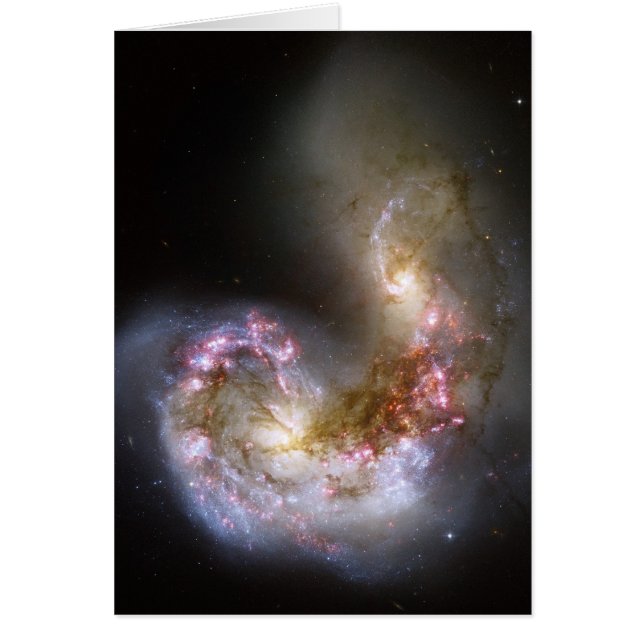 Antennaegalaxer OBS Kort (Framsidan)