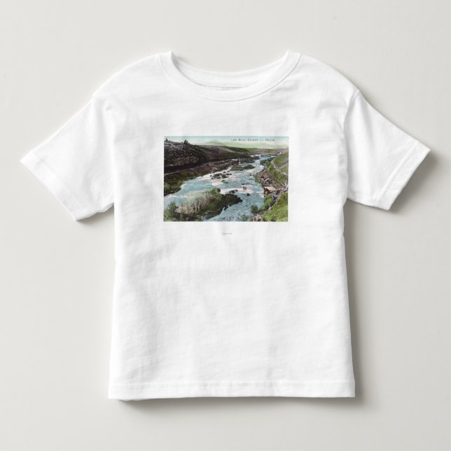 Antennen beskådar av anknyter det RiverKlamath T-shirt (Framsida)