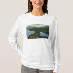 Antennen beskådar av både Lake Placid & avspegla Tee Shirt